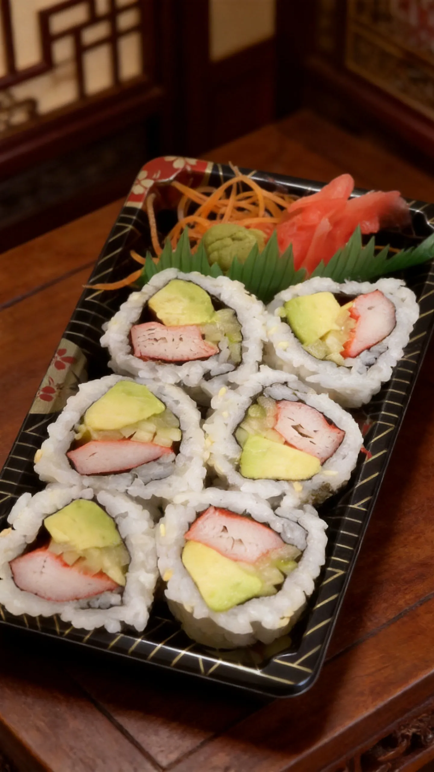 California Roll at Dragon Bowl, Asian Cuisine Restaurant in The Village